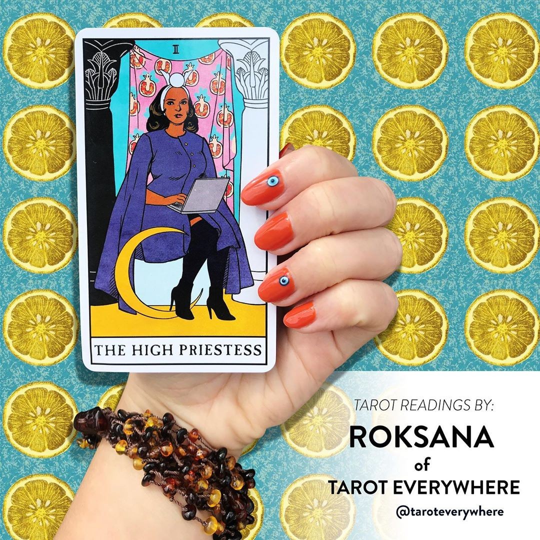 Tarot event graphic from the early Lemon Juice period.